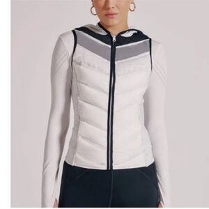 Blanc Noir Puffer Vest Jacket - Size S